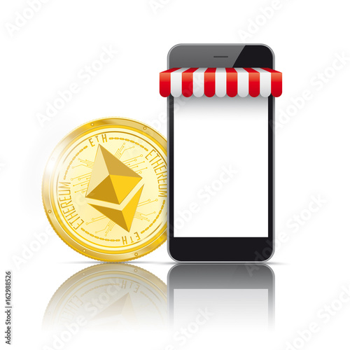 Smartphone Ethereum Payment Online Shop