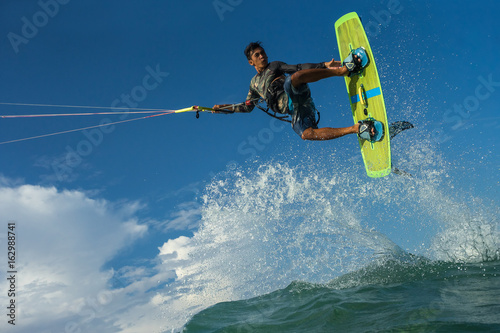 Kite surfing. photo