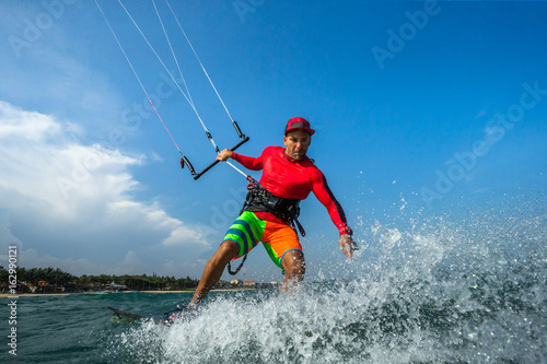 Kite surfing. © Oleg