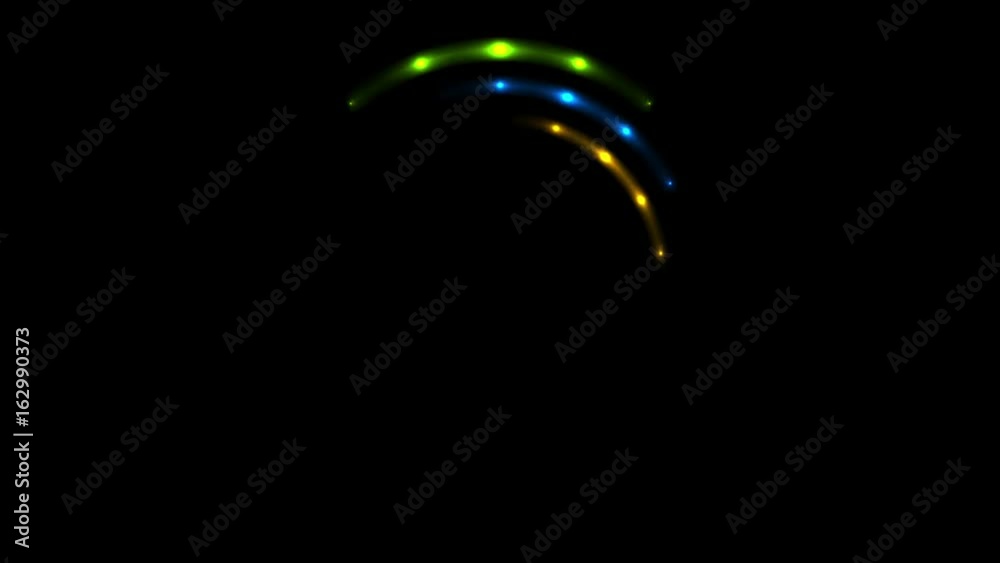 Glowing colorful neon loading waiting rings motion graphic design. Video seamless looping animation Ultra HD 4K 3840x2160 Glowing colorful neon loading waiting rings motion graphic design. Video seamless looping animation Ultra HD 4K 3840x2160