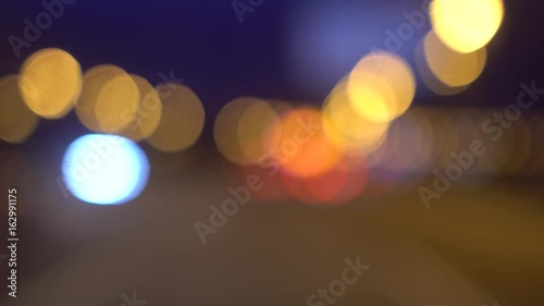 Luz  de carretera  bokeh