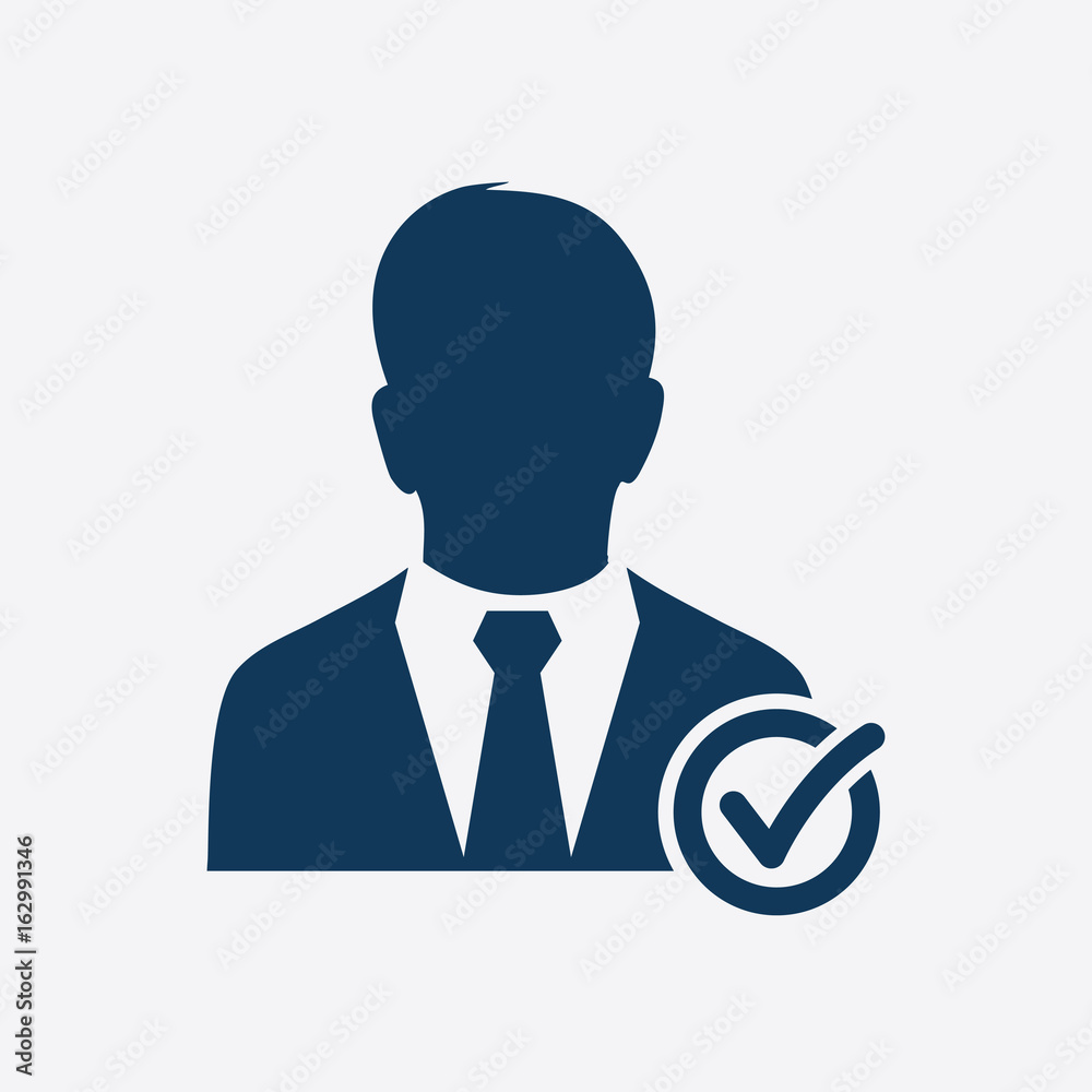 Add user sign icon. Add friend symbol. Flat design style.