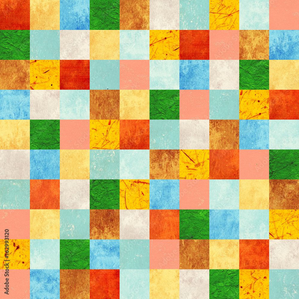 Seamless background with paper patterns Seamless background with paper patterns