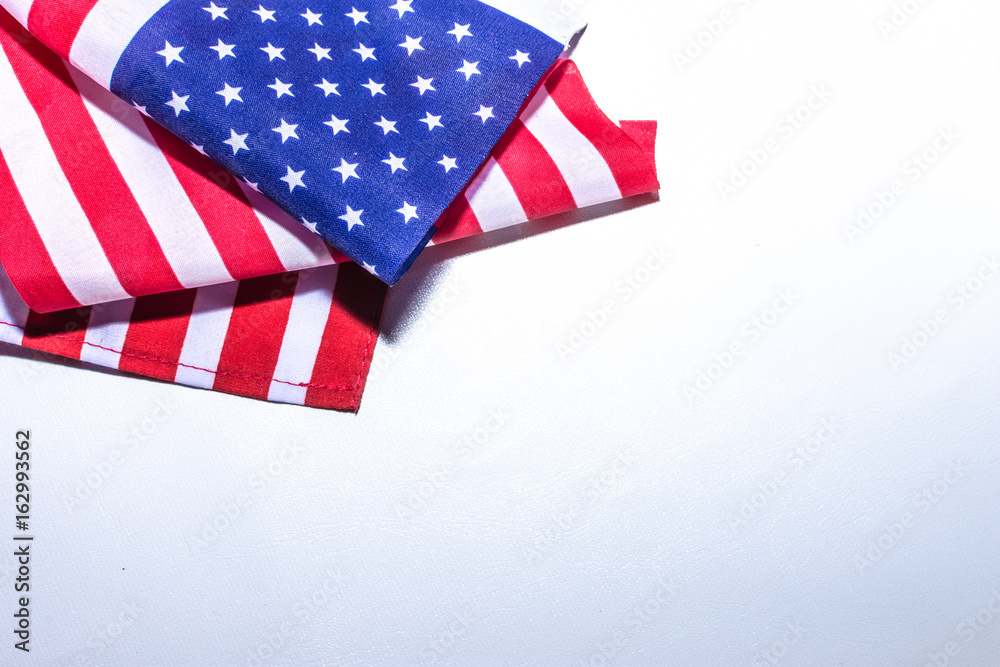 Fototapeta premium Beautifully star and striped United States of America flag