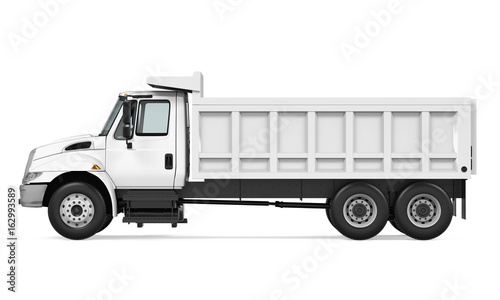 Tipper Dump Truck Isolated