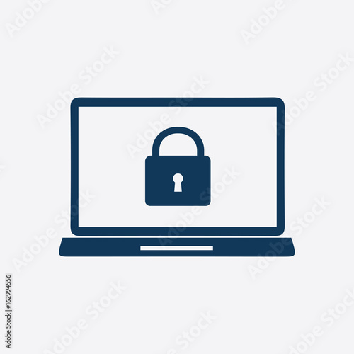Internet security concept  icon. Identification and protection symbol.