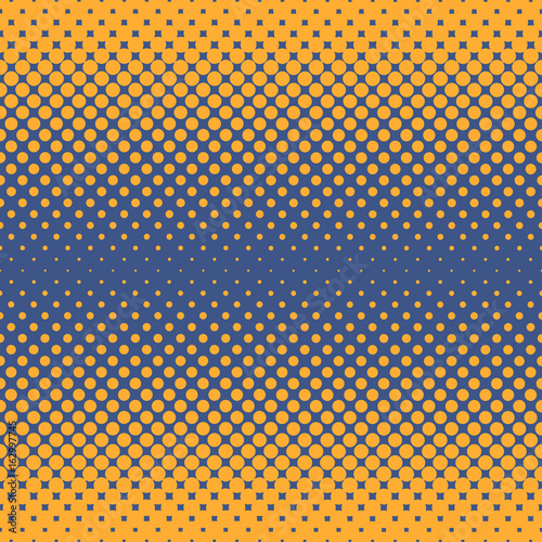 Halftone abstract background in orange and complement colors