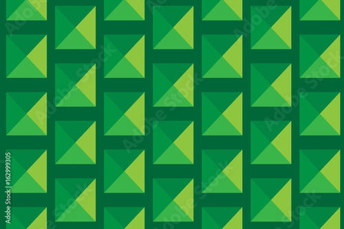 Green tribal gemstone pattern
