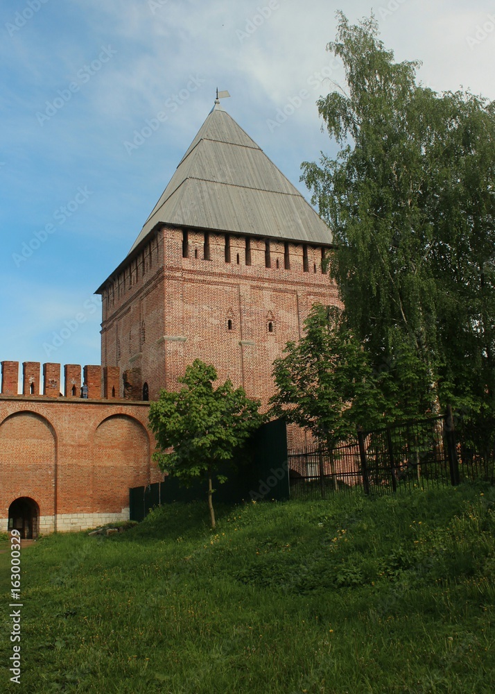 The fortress tower in Smolensk.