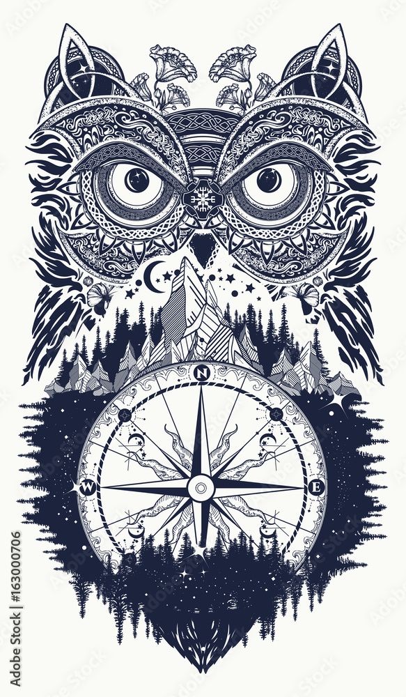 Celtic Owl Posters for Sale  Redbubble