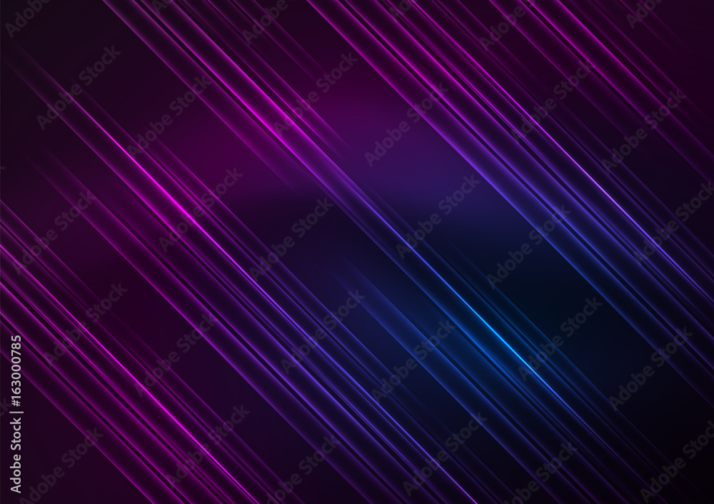 Glowing futuristic lines Glowing futuristic lines