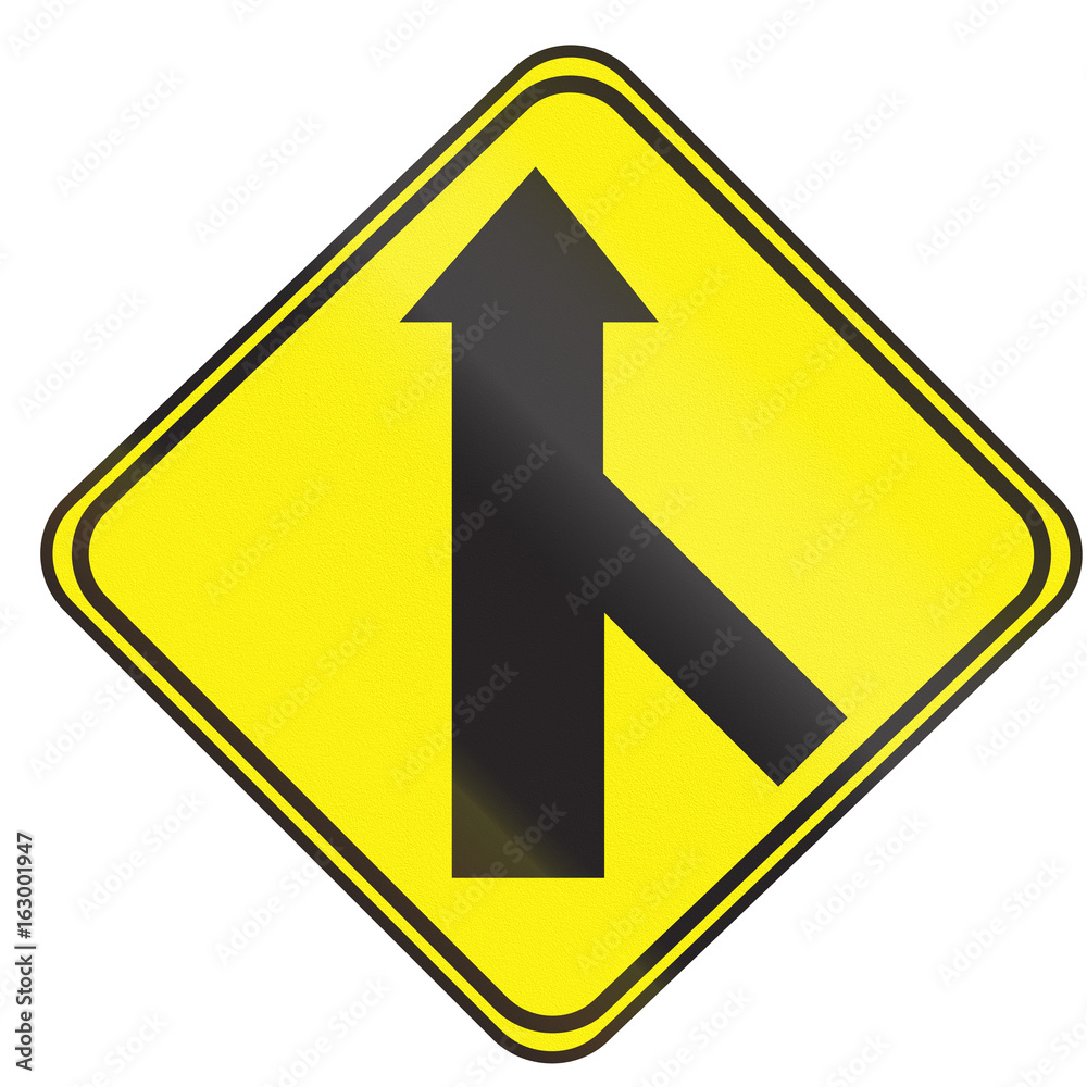 45 Degree 3 way Intersection Ahead In Uruguay 45 Degree 3 way Intersection Ahead In Uruguay