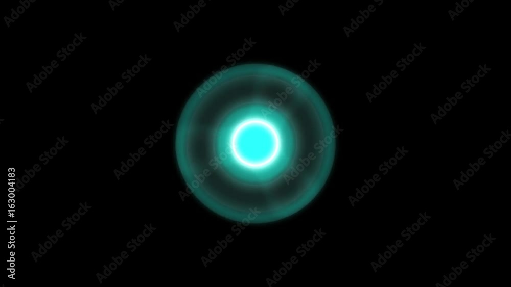 Glowing rotating trend fidget hand spinner on black background Glowing rotating trend fidget hand spinner on black background