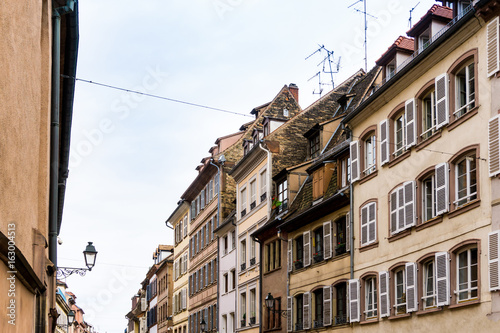 Beautiful view of ancient buildings at Strasbourg, Alsace, France