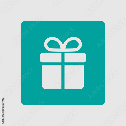 Gift box  icon. Present - a personal offer. Gift wrapping.
