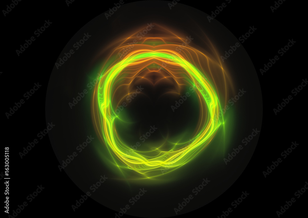 Green lightning, abstract plasma background Green lightning, abstract plasma background