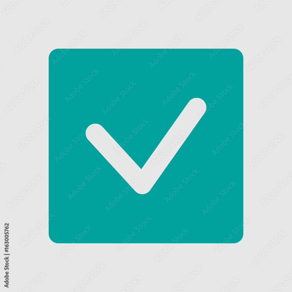 Yes icon, vector illustration. Flat design style. Yes icon, vector illustration. Flat design style.