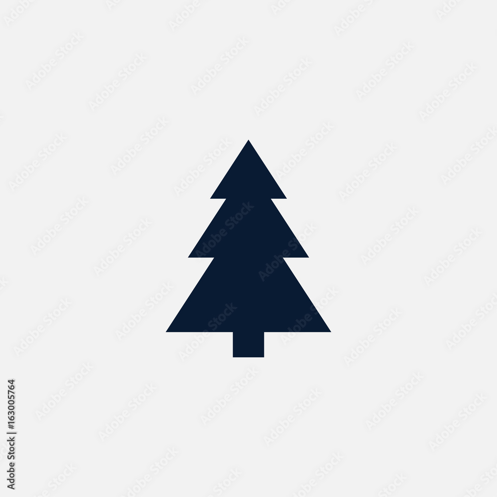 Christmas tree icon simple Christmas tree icon simple