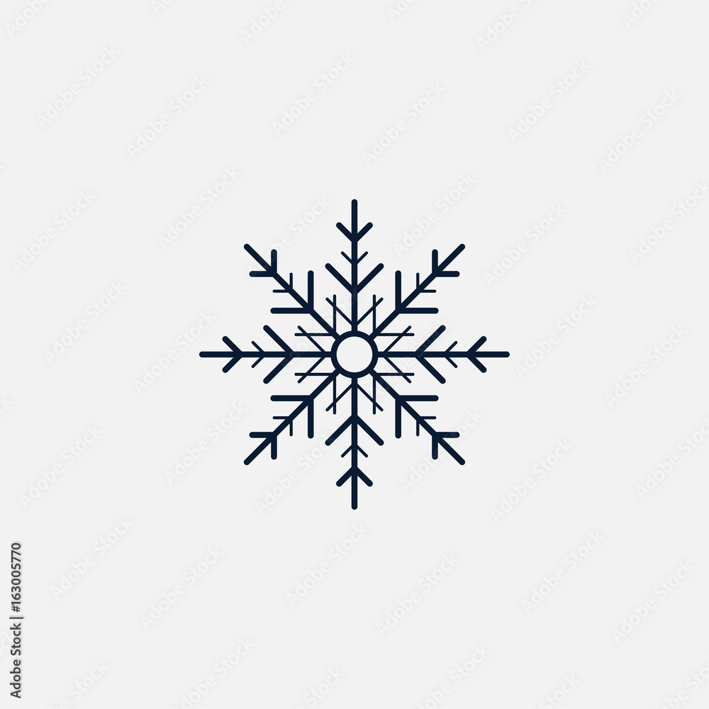 Snowflake icon simple illustration Snowflake icon simple illustration