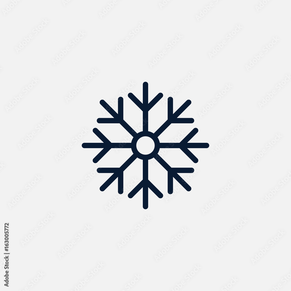 Snowflake icon simple illustration Snowflake icon simple illustration