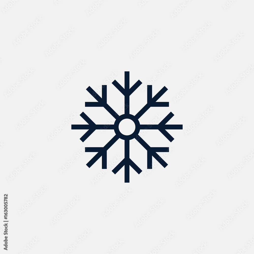 Snowflake icon simple illustration Snowflake icon simple illustration