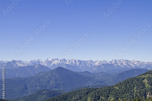 Ausblick aufs Karwendelgebirge