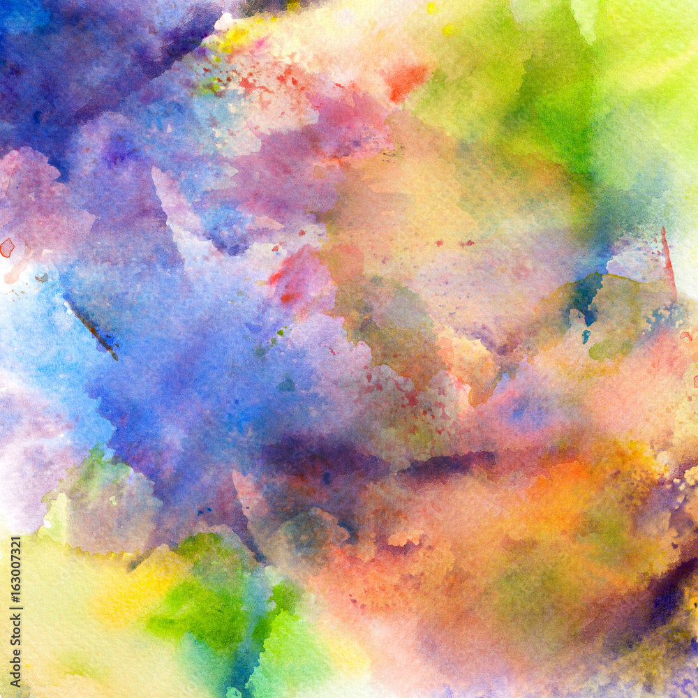 Abstract watercolor splash background.