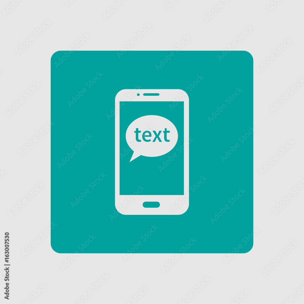 Mobile chatting icon.Mobile Phone Representing Web Chatting And Dialog. Mobile chatting icon.Mobile Phone Representing Web Chatting And Dialog.