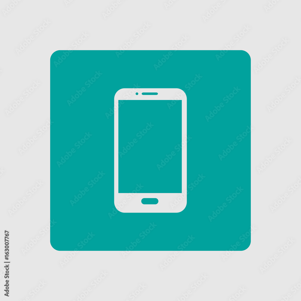 Vector illustration of smartphone icon. Flat design style. Vector illustration of smartphone icon. Flat design style.