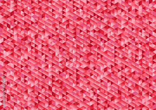 Pink sparkling triangles mosaic abstract background
