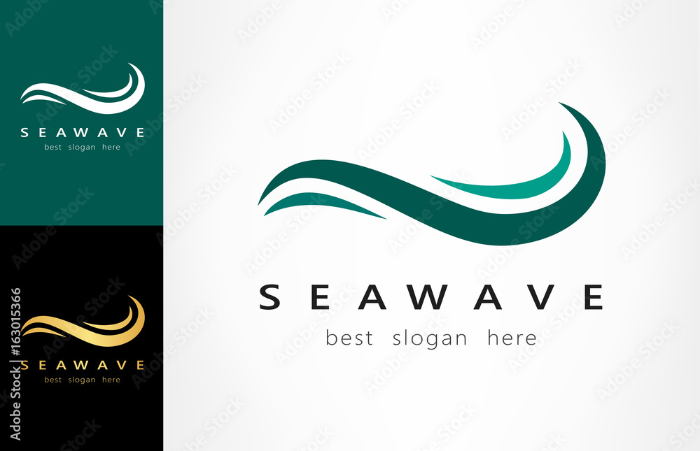Obraz premium Logo Wave