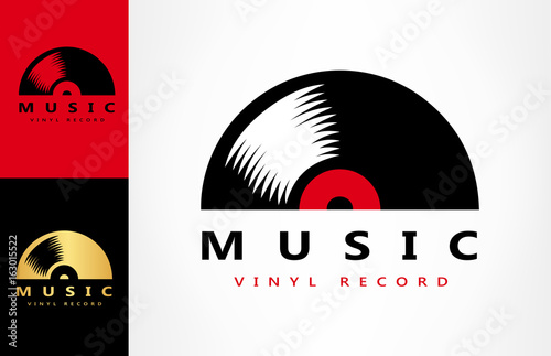 vinyl record logo