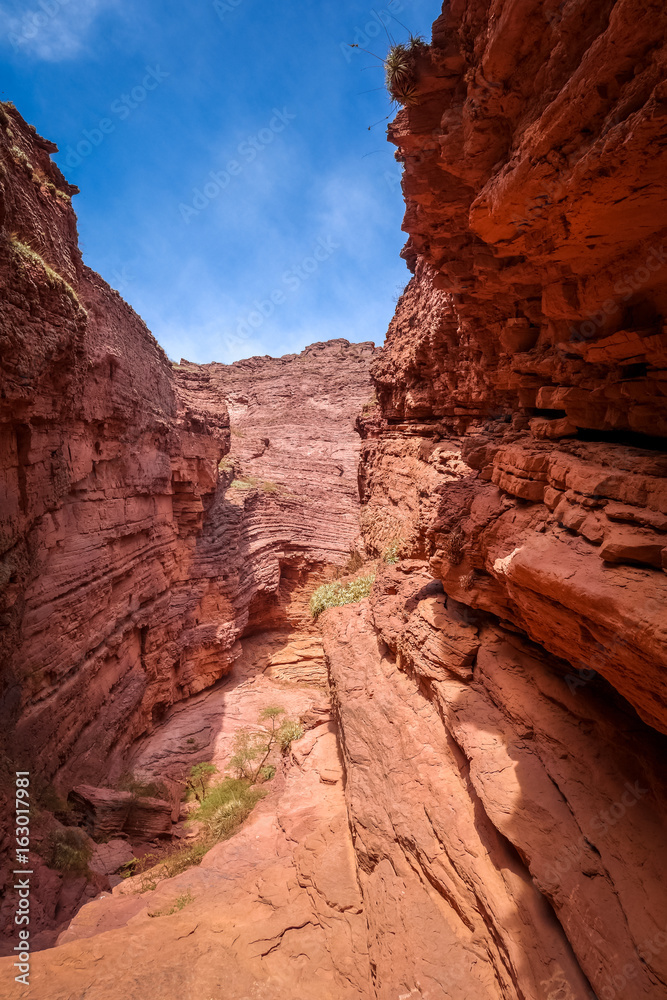 Garganta del diablo in Quebrada de las Conchas, Salta, Argentina