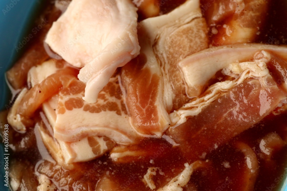 Pork with fermented sauce Pork with fermented sauce