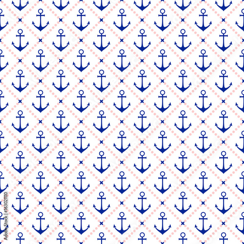 Anchor seamless pattern.