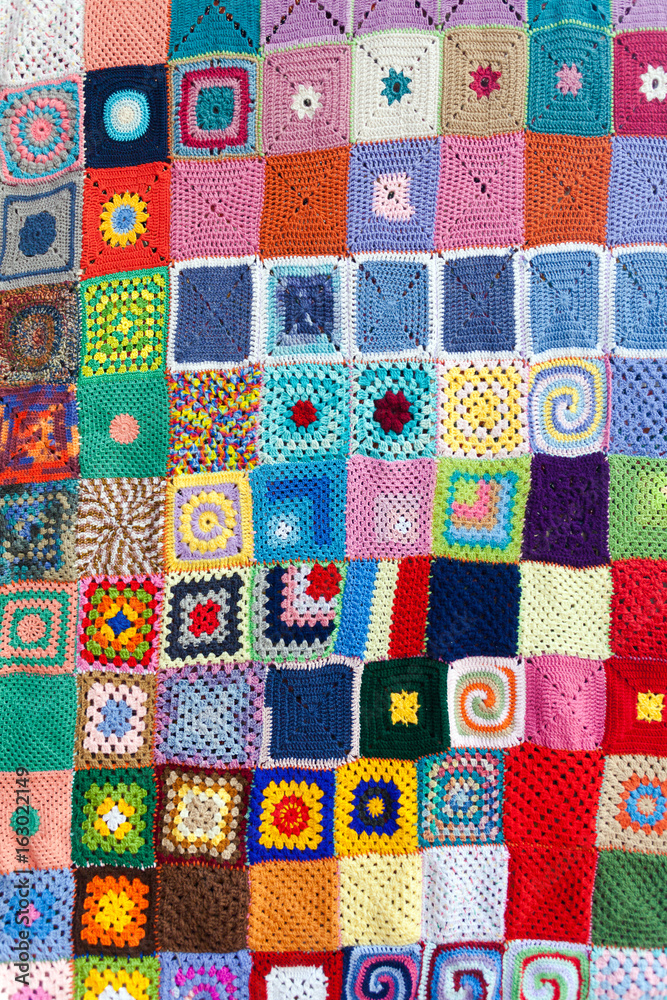 Coloured knitted carpet textile background Coloured knitted carpet textile background