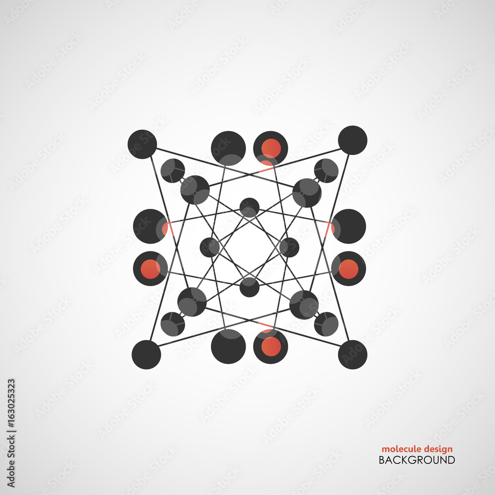 Connection vector abstract figure Connection vector abstract figure