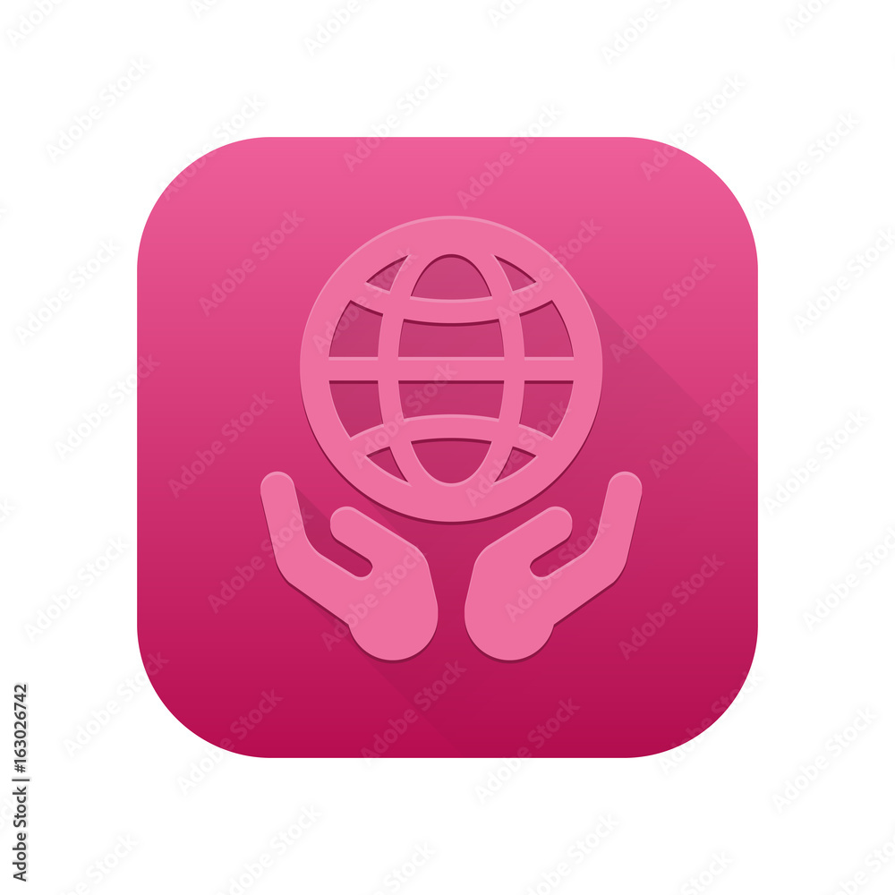 Matte Long Shadow App-Icon Matte Long Shadow App-Icon