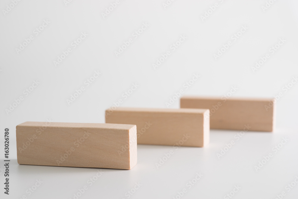 Wood block stacking as step stair. Wood block stacking as step stair.