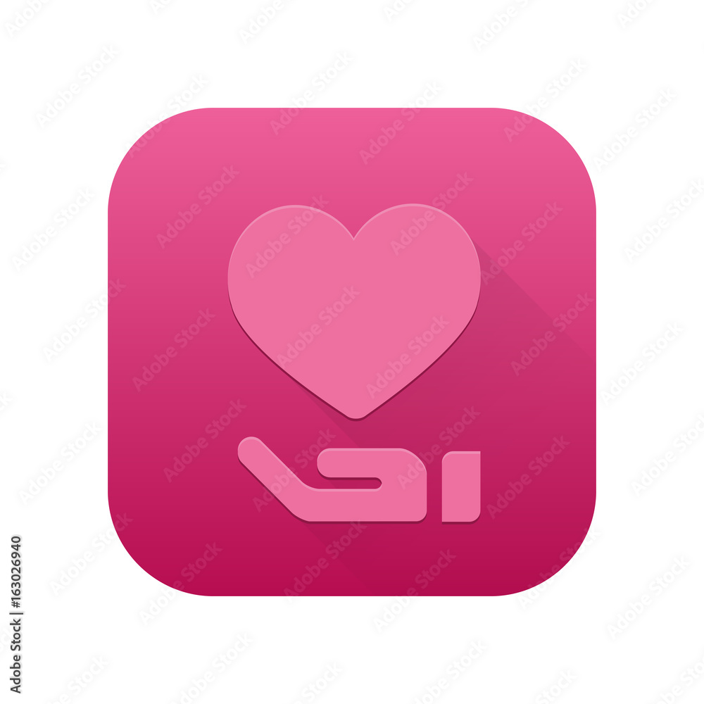 Matte Long Shadow App-Icon Matte Long Shadow App-Icon
