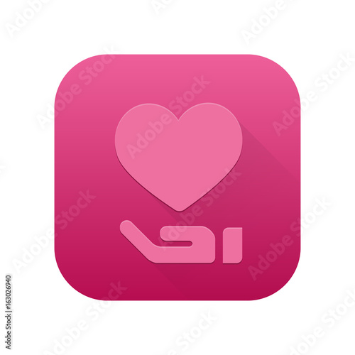 Matte Long Shadow App-Icon