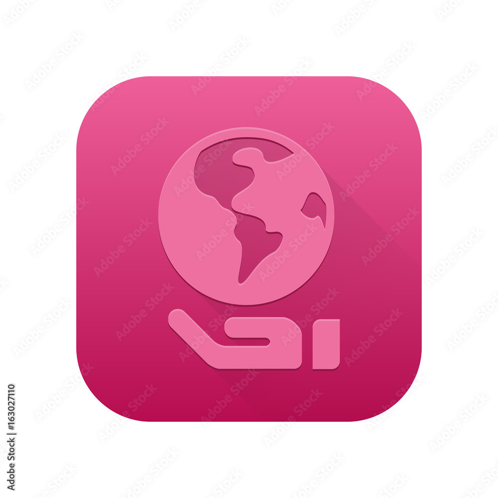 Matte Long Shadow App-Icon Matte Long Shadow App-Icon