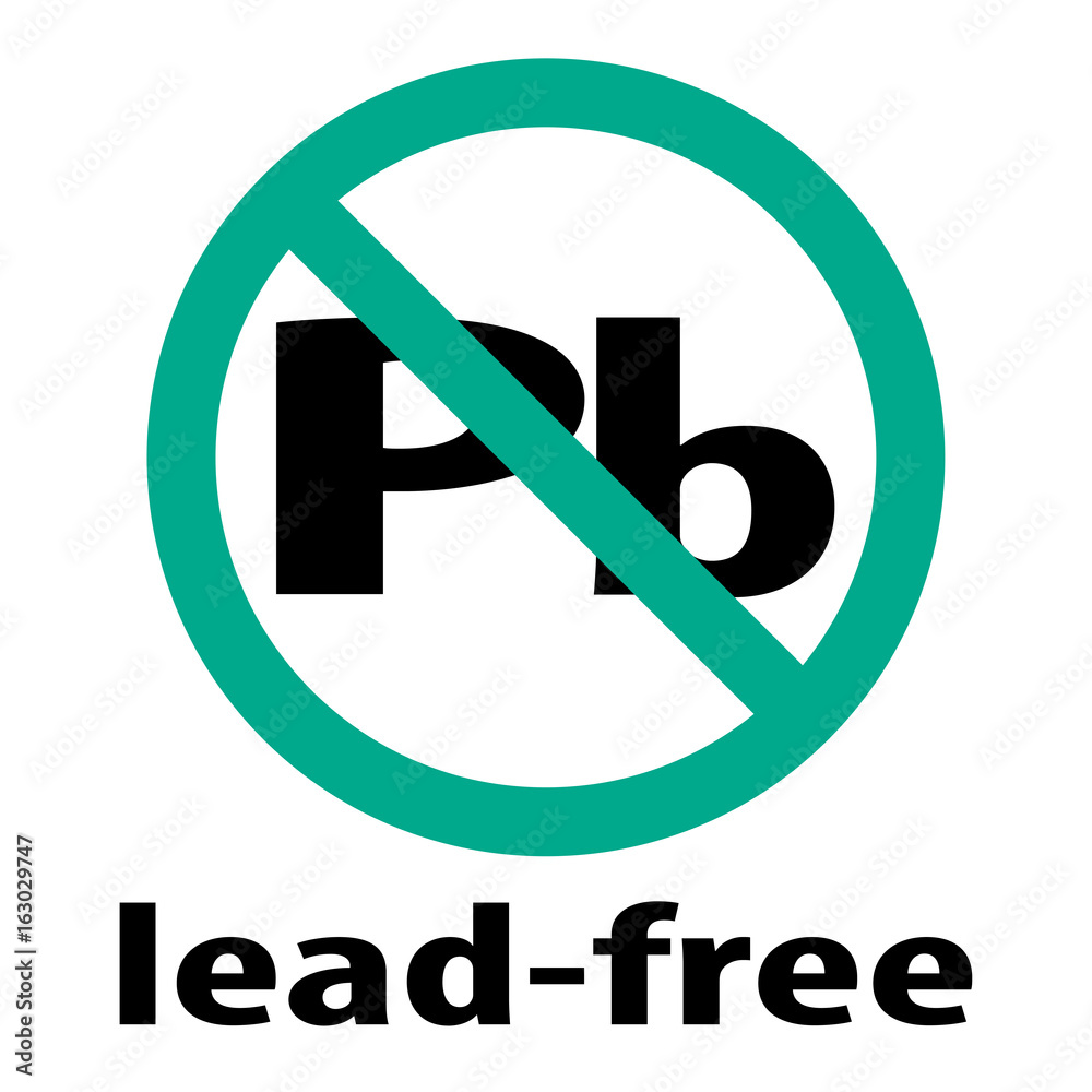 lead free vector icon lead free vector icon