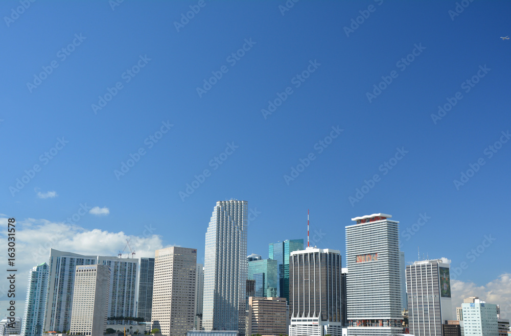 Miami Downtown skysrapers