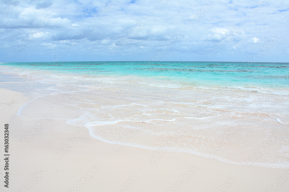 Paradise beach on Bahamas