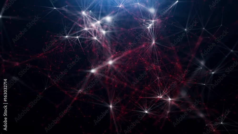 Blue-red abstract background of plexus Blue-red abstract background of plexus
