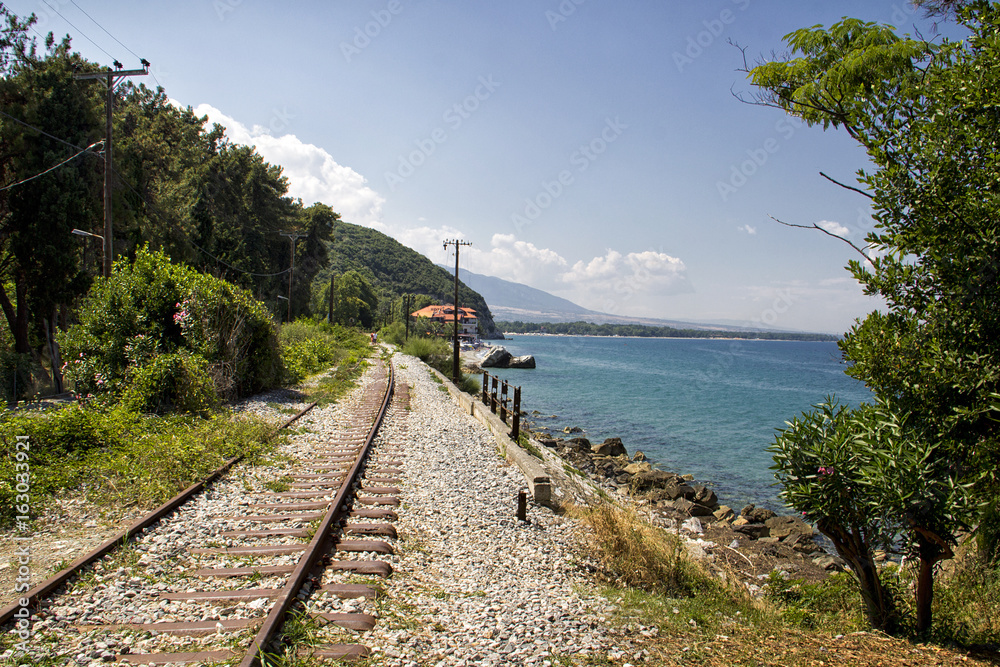 Bahngleise Platamonas