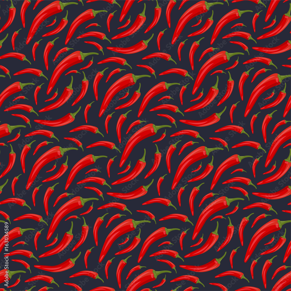 Red chilli pepper a dark background Red chilli pepper a dark background
