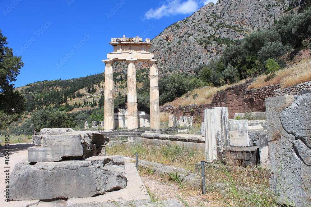 Grèce, site archéologique de Delphes