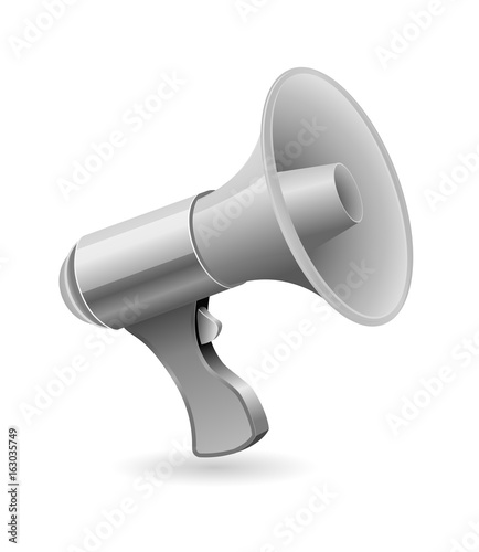 loud speaker icon 3d